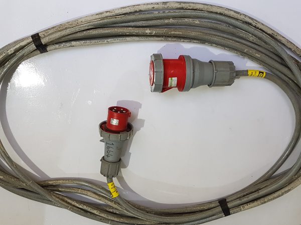 63 Amp 415 volt 3 Phase Extension Lead HIRE-0