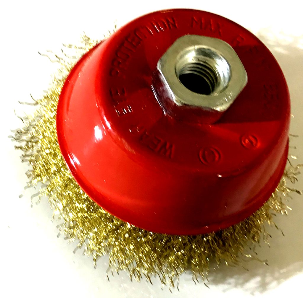 Wire Brass Cup 4 inch or 10 cm