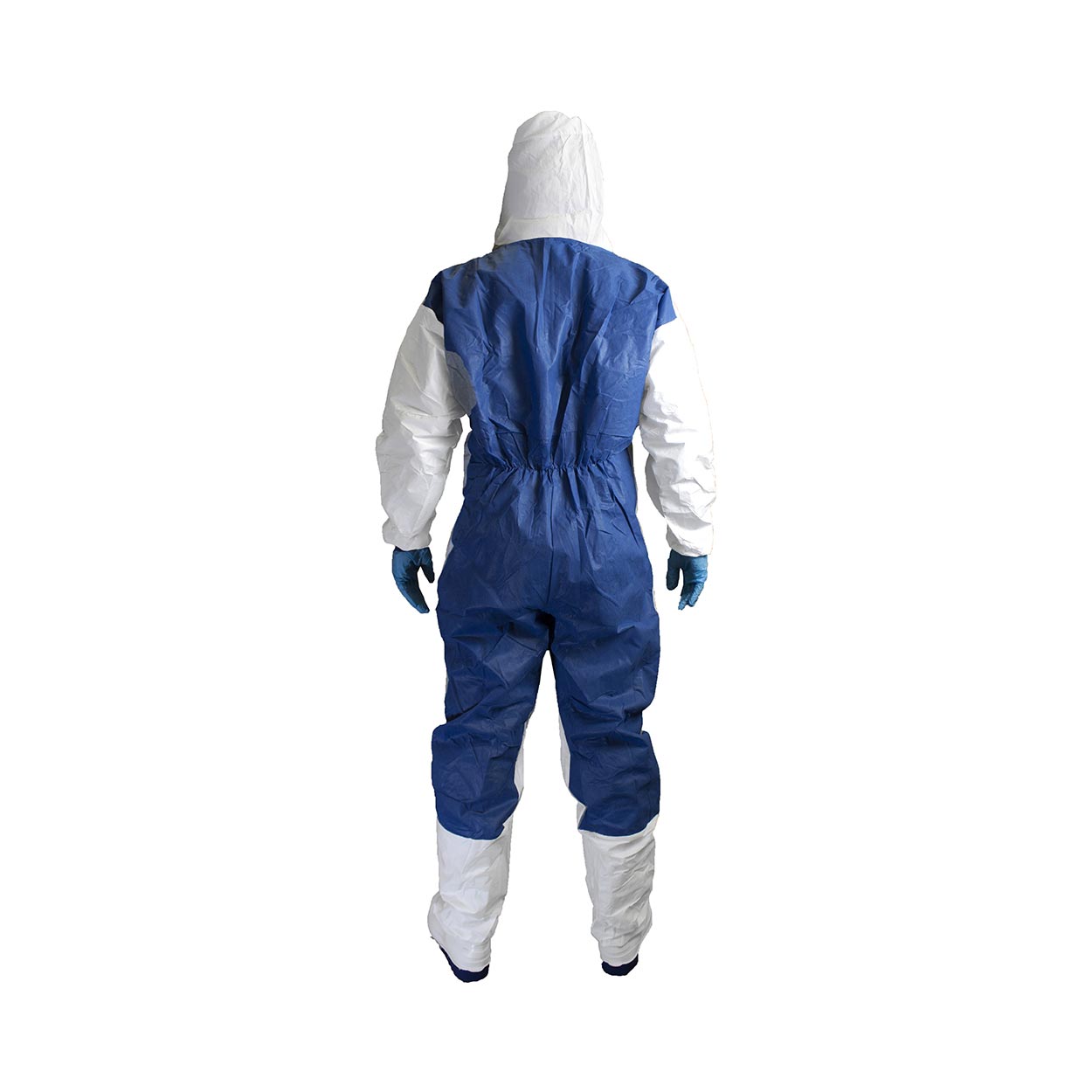 Disposable Hooded Overalls Plastic Protective Suit