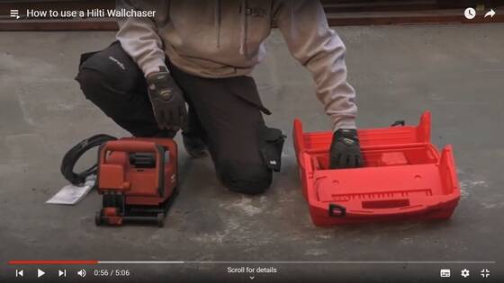 Hilti Wall Chaser Hire