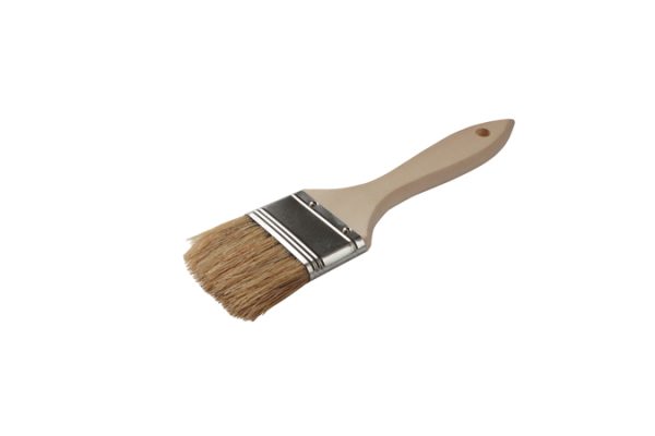 Paint Brushes Natural Wood Handled Box of 12-0
