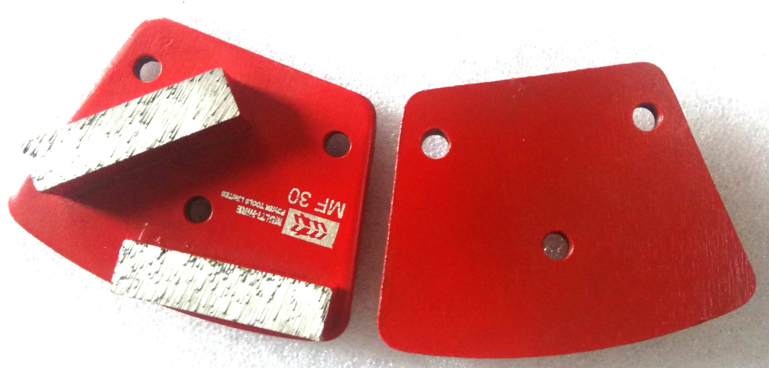 Screw On Diamond Floor Grinding Shoe 16 Grit Soft Bond
