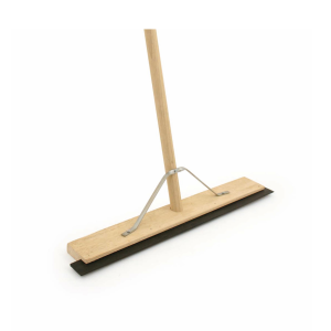 Wood Handle Squeegee With 24" or 60 cms, Rubber Blade