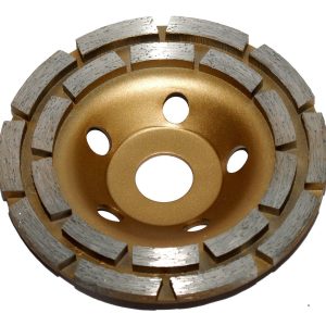 30 Grit 10" Double Row Diamond Cup Grinding Disc-0