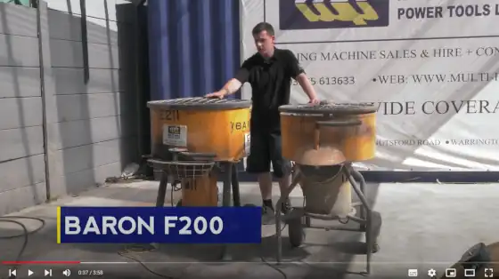 How to use a 110v M200 Baron Mixer