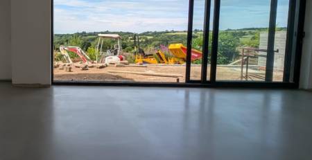 polished concrete overlay