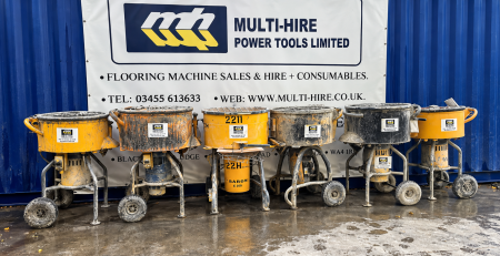 Floor screed mixers available for hire from Multi-Hire